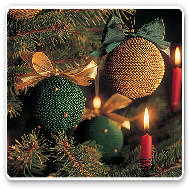 Gör dekorativa kulor att hänga i julgranen